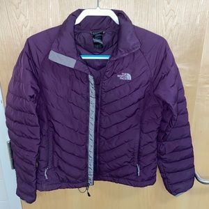 Purple north face jacket